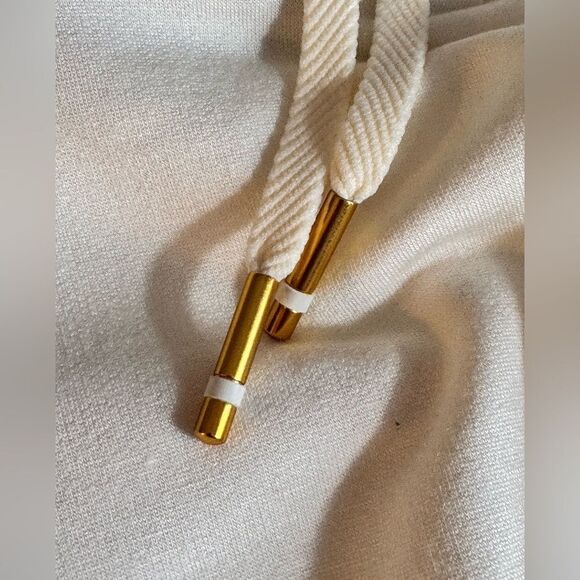 Alala Fleece Pullover Sweatshirt Womens Size Large Bone Funnel Neck pullover - Picture 7 of 15